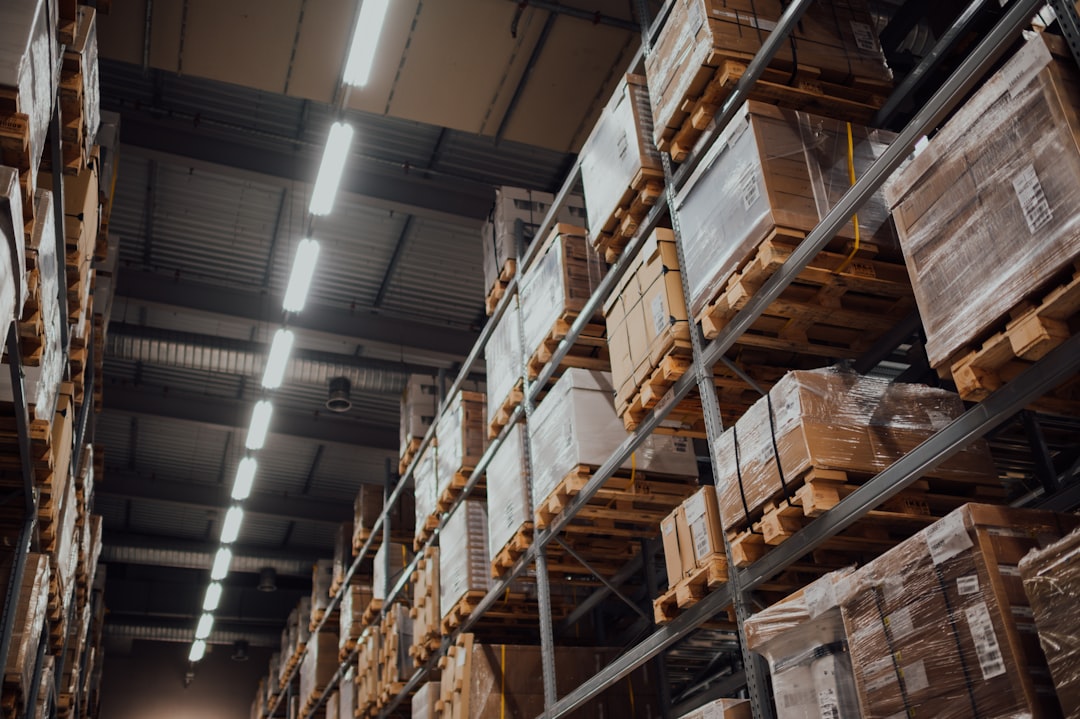 warehouse logistics boxes