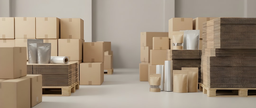 warehouse logistics boxes